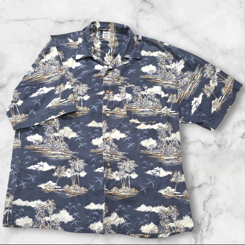 Third Coast Tropical Men's Short Sleeve Summer Shirt Size Xtra Large (XL) D22